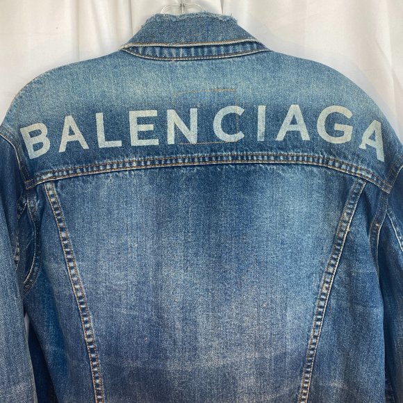 Other - ABFAB DISTRESSED JEAN JACKET (SIZE 36)